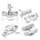 Motorcycle Aluminium Riser Mount Universal 17