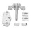 Motorcycle Aluminium Riser Mount Universal 20