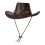 Adjustable Cowboy Hats In Multiple Color Wide Brims-dark coffee 1