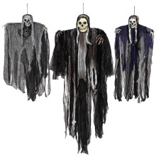 Husfou hanging skeleton ghost decorations 3 pack