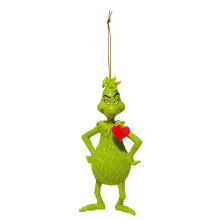 Păpușă de desene animate Grinch, ornament suspendat în brad de Crăciun