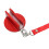 Jacks Stand Base met gleufgegroefde magnetische jacks Pad-Rood 6