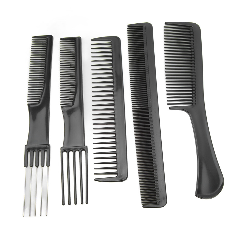 10pcs Non-Slip Hair Comb Set Ergonomic Plastic