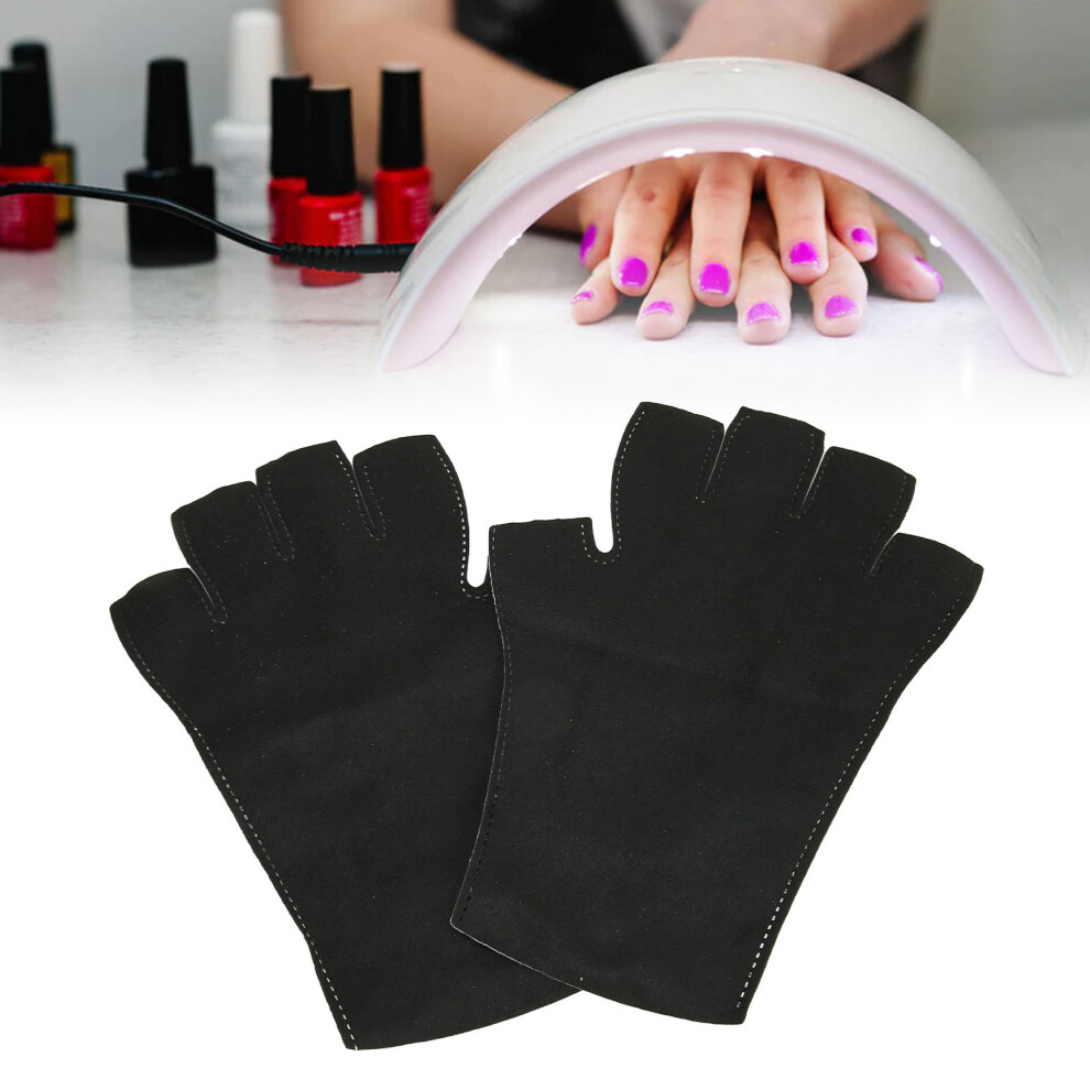 Portable Nail Glove Fingerless Paper UK