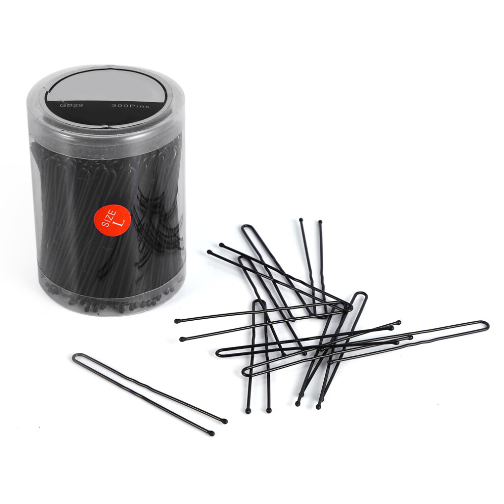 Black 300 U-Shaped Styling Clips