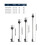 Corrosion Resistant LED Boat Navigation-Adjustable base 303M 4