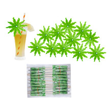 Pack Of 100 Decorative Paper Umbrellas Picks-Coconut umbrella