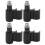 4 Pack Bicycle Seat Wire Guide RC113 Black 4