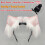 Rechargeable 3D Motion Sensing Puss Ear Headband-Black 5