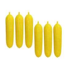 Décorations réalistes en Faux maïs, 6 pièces, plastique-6 pièces