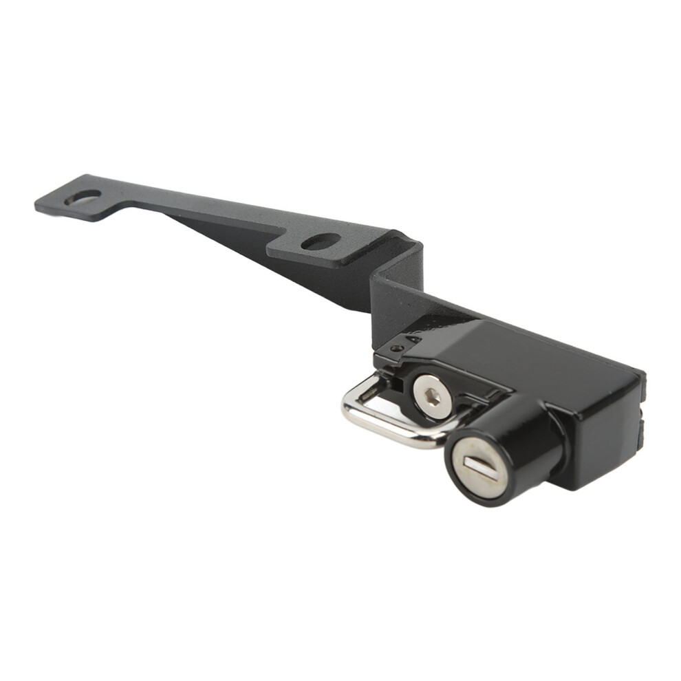 2 Keys Motorcycle Helmet Lock Black 7340572113894