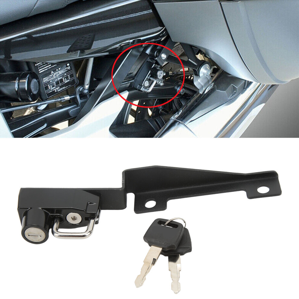 Helmet Lock With Spare Key Black 7340572212603