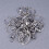Gardinenhaken mit Ringen, 24 Stück, Metall 2