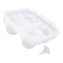 Elegant Crystal Shape Ice Ball Maker Tray For Cocktails