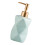 Nordic Glazes Ceramic Soap Dispenser with Weight-Light Green 1