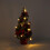 16 inch prelit tabletop Christmas tree with holly berries 5