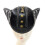Stylish PU Leather Pirate Cap Skeleton Gear Pattern-Black 5
