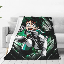 My Hero Academia plaid, zacht en pluizig, 203 x 152 cm