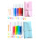 8Pcs Ergonomic Plastic Handle Crochet Needle with Knitting-Blue 2