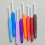 8Pcs Ergonomic Plastic Handle Crochet Needle with Knitting-Blue 7