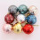 Christmas Tree Ball Ornament Set Rose Gold 12 Pcs 6