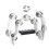 Double Row Jingle Tambourine Handbell 1
