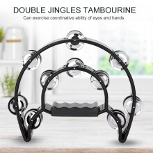 Eco Tambourine with Double Bells