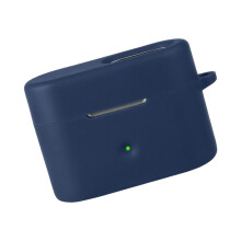 Couvercle de boitier en silicone pour étui pour-Bleu marine