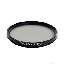 Le filtre CPL en verre optique réduit la réflexion et-62mm