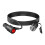 Extension Wire with Switches Flexible Auto Lighter Cable for-3m 1