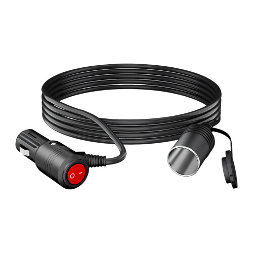 Extension Wire with Switches Flexible Auto Lighter Cable for-3m