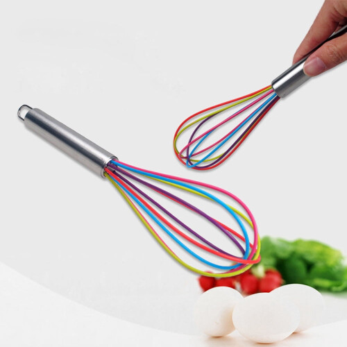 Silicone Whisk Heat-Resistant Non-Stick 1 Piece 2