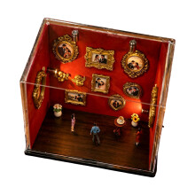 DIY Mini Musea Silhouetten Doos met Mini Frame Figuren-Rood