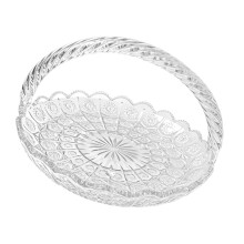 Elegante glazen fruitschaal Kristallen middelpunt Decoratieve