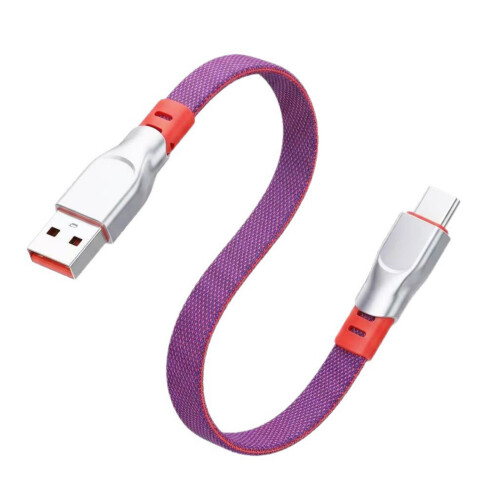 15Cm to 3.0M Braided USB to Type C 6A Fast Adapter Cable-1m