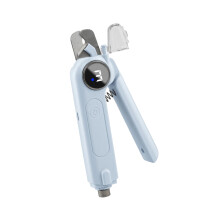 Electric Pet Nail Clippers USB Rechargeable Dog Nail-Blue