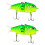 2pcs Compacts Fishing Lures with Double Hook Realistic-4 1