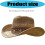 Woven Paper Straw Sun Hat Adjustable Drawstring Panama-Khaki os 4