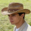Woven Paper Straw Sun Hat Adjustable Drawstring Panama-Khaki os 6
