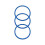 Cirkul water bottle gasket replacement set blue 9 pcs 5