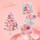 Viflosae Christmas Mini Tree 24" Flocked with Berries and 6