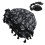 Adjustable Twist Head Wrap Breathable Soft Sweat-Black 6
