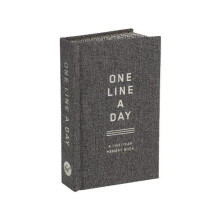 Charcoal Canvas One Line a Day A FiveYear Memory Book by Chronicle Boo