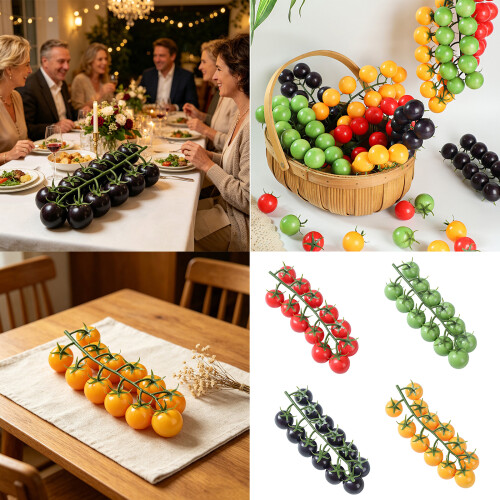 Simulation de petits fruits de tomate en mousse-Rouge 2