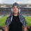 Football Patterned Athletic Towel Lightweight And-Black 7