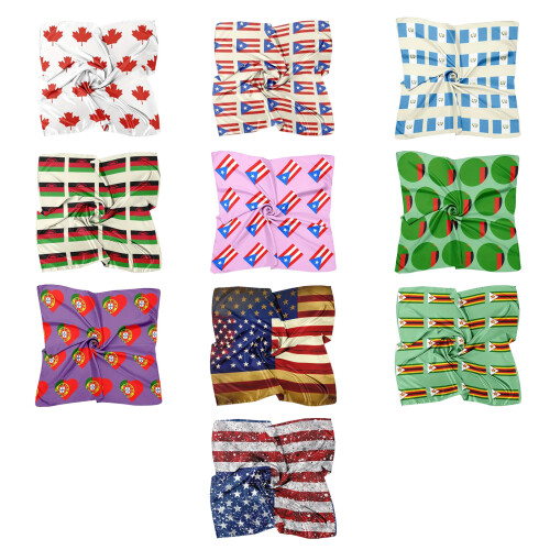 Multipurpose Football Fan Scarf Polyester Fabric Printed-2 B 1