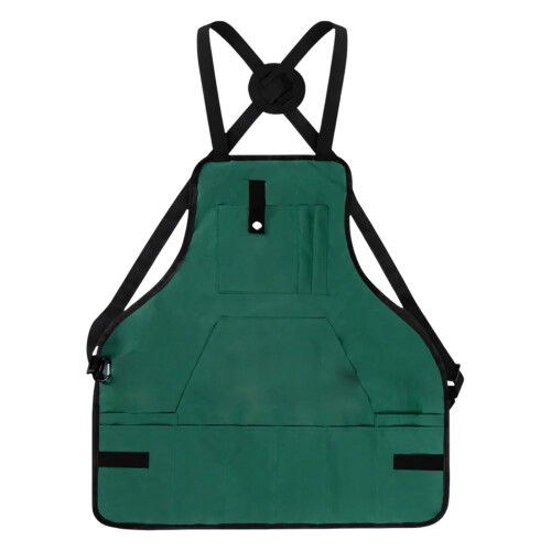 Professional Multi Pocket Work Apron for Workshop-Green