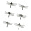 6Pack Realistic Dragonflies Garden Decorations Insect-Black 1