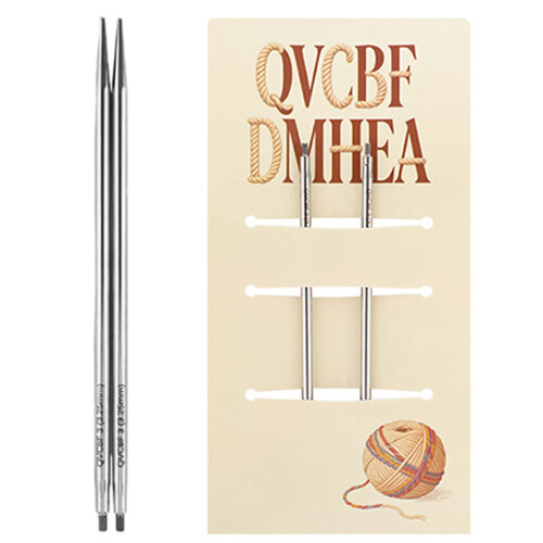 Interchangeable Knitting Needle 10CM Long Stainless-3.25mm