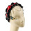 Cool Punk Headband Lightweight Plastic Material For-black red 5